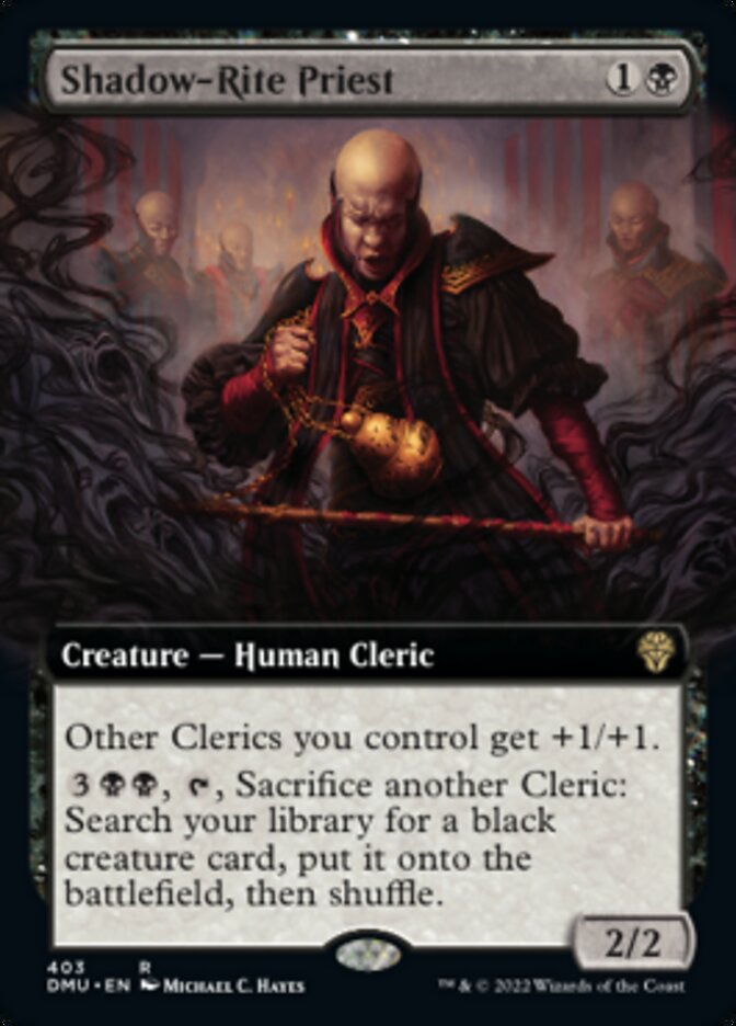 Shadow-Rite Priest (Extended Art) [Dominaria United] - Destination Retro