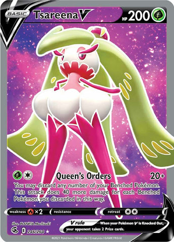 Tsareena V (246/264) [Sword & Shield: Fusion Strike] - Destination Retro