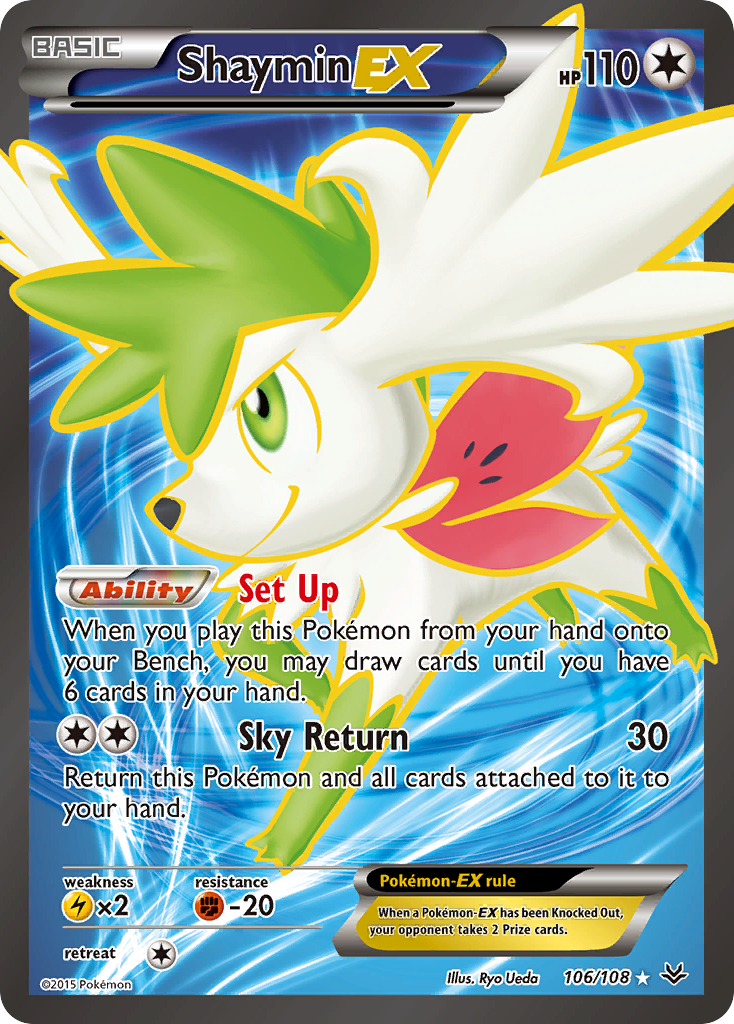 Shaymin EX (106/108) [XY: Roaring Skies] - Destination Retro