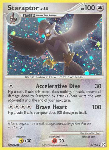 Staraptor (16/130) [Diamond & Pearl: Base Set] - Destination Retro