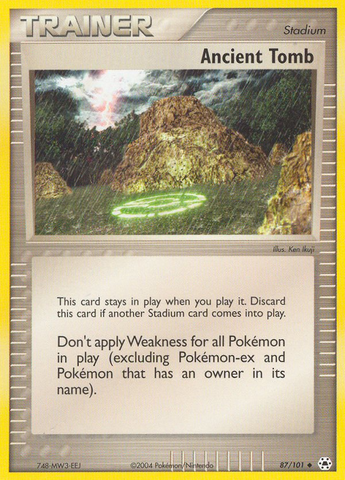 Ancient Tomb (87/101) [EX: Hidden Legends] - Destination Retro