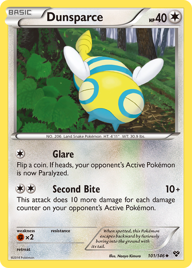 Dunsparce (101/146) [XY: Base Set] - Destination Retro