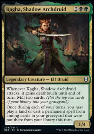 Kagha, Shadow Archdruid [Commander Legends: Battle for Baldur's Gate] - Destination Retro