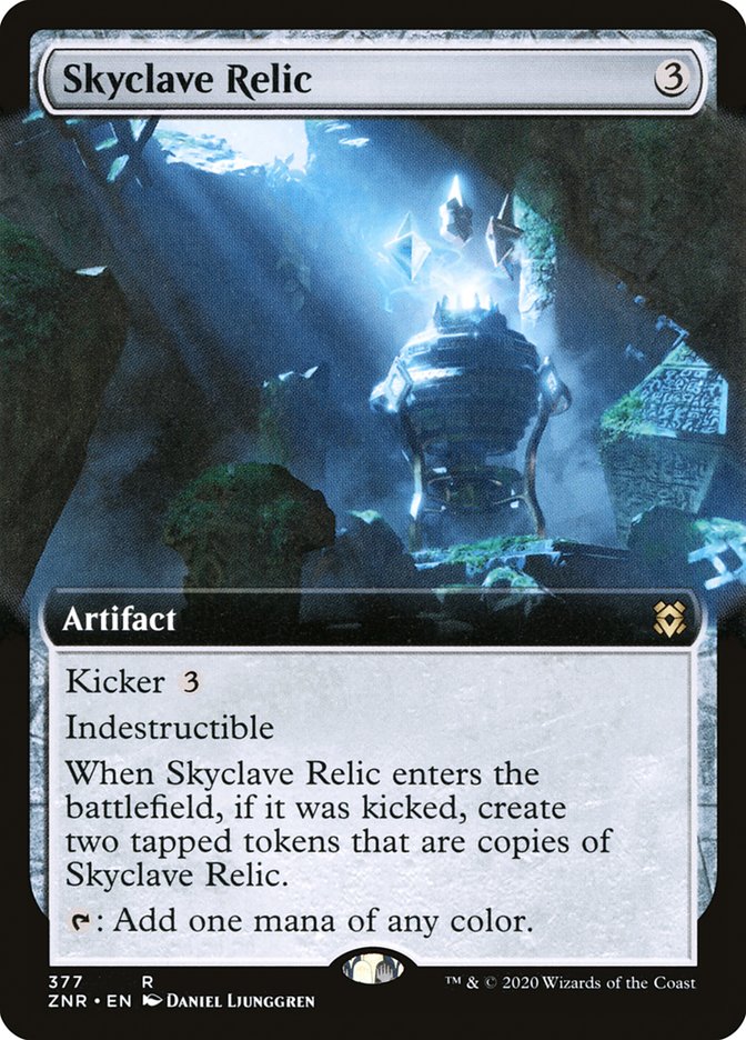 Skyclave Relic (Extended Art) [Zendikar Rising] - Destination Retro