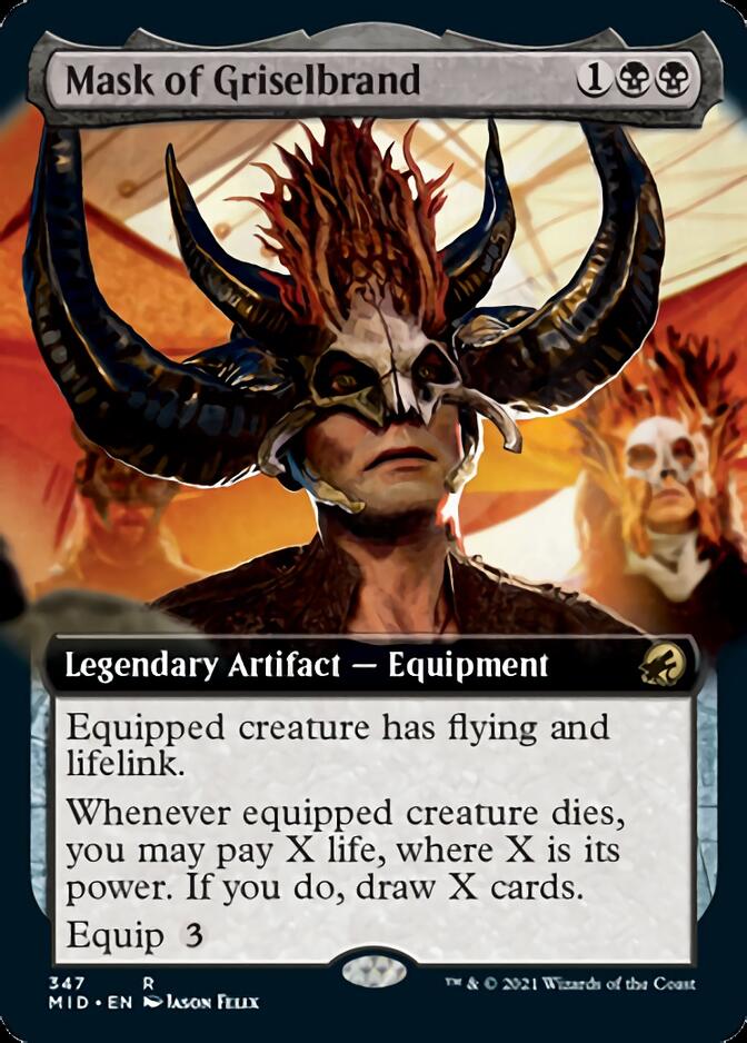 Mask of Griselbrand (Extended) [Innistrad: Midnight Hunt] - Destination Retro
