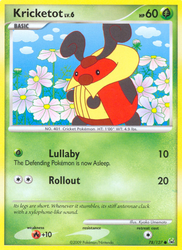 Kricketot (78/127) [Platinum: Base Set] - Destination Retro