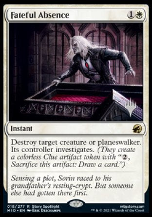 Fateful Absence (Promo Pack) [Innistrad: Midnight Hunt Promos] - Destination Retro