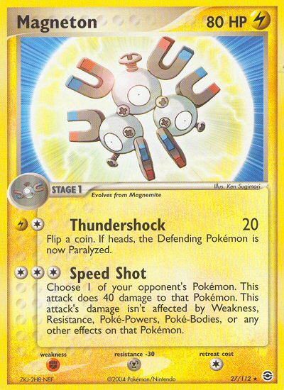 Magneton (27/112) [EX: FireRed & LeafGreen] - Destination Retro