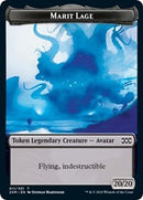 Marit Lage // Saproling Double-sided Token [Double Masters Tokens] - Destination Retro