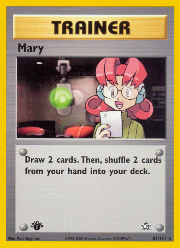 Mary (87/111) [Neo Genesis 1st Edition] - Destination Retro