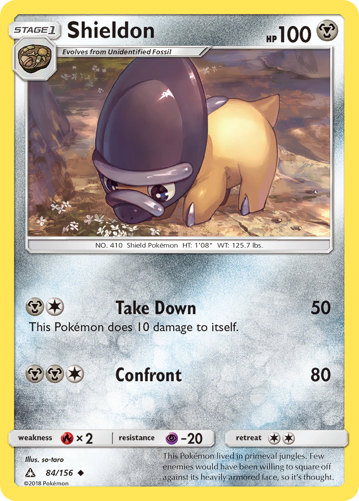 Shieldon (84/156) [Sun & Moon: Ultra Prism] - Destination Retro