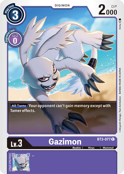 Gazimon [BT3-077] [Release Special Booster Ver.1.5] - Destination Retro