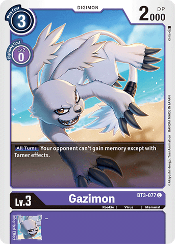 Gazimon [BT3-077] [Release Special Booster Ver.1.5] - Destination Retro