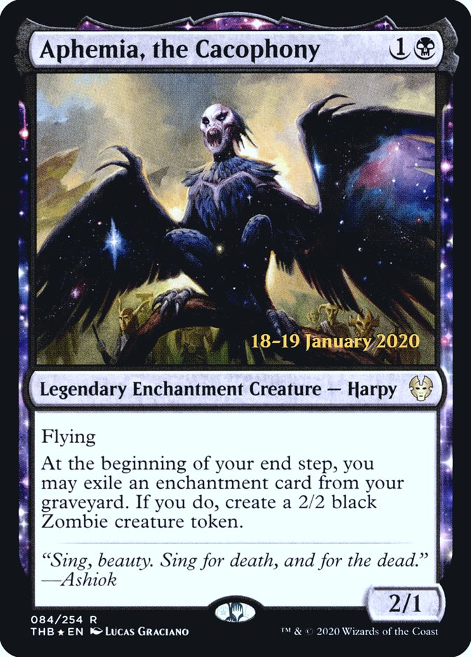 Aphemia, the Cacophony [Theros Beyond Death Prerelease Promos] - Destination Retro