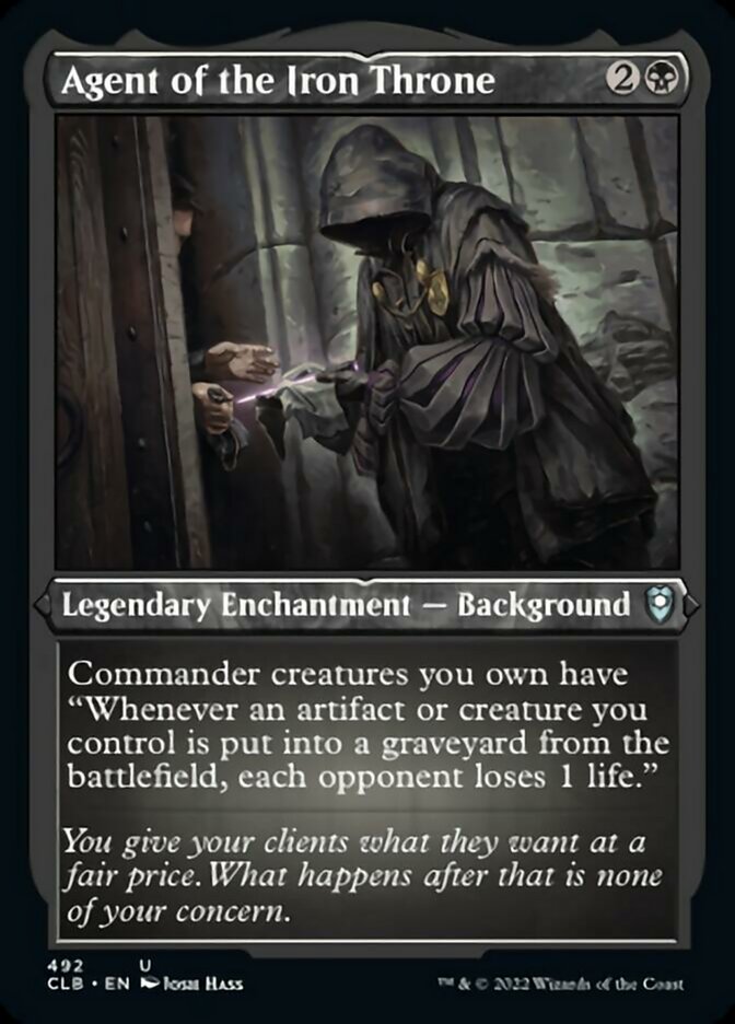 Agent of the Iron Throne (Foil Etched) [Commander Legends: Battle for Baldur's Gate] - Destination Retro