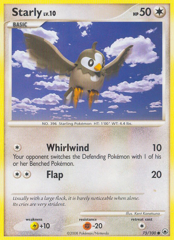 Starly (75/100) [Diamond & Pearl: Majestic Dawn] - Destination Retro