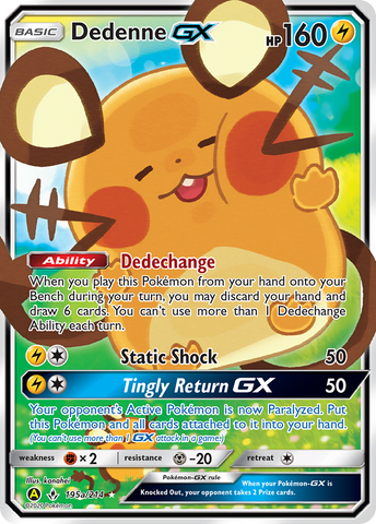 Dedenne GX (195a/214) [Alternate Art Promos] - Destination Retro