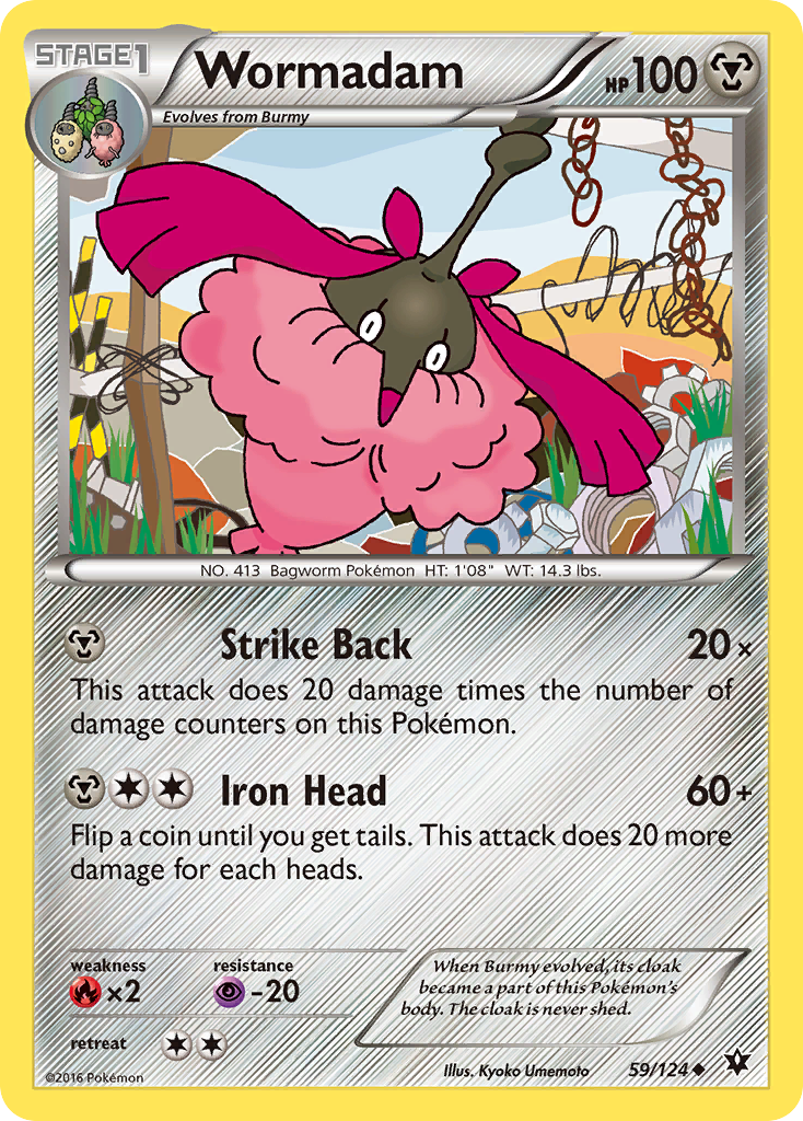 Wormadam (59/124) [XY: Fates Collide] - Destination Retro