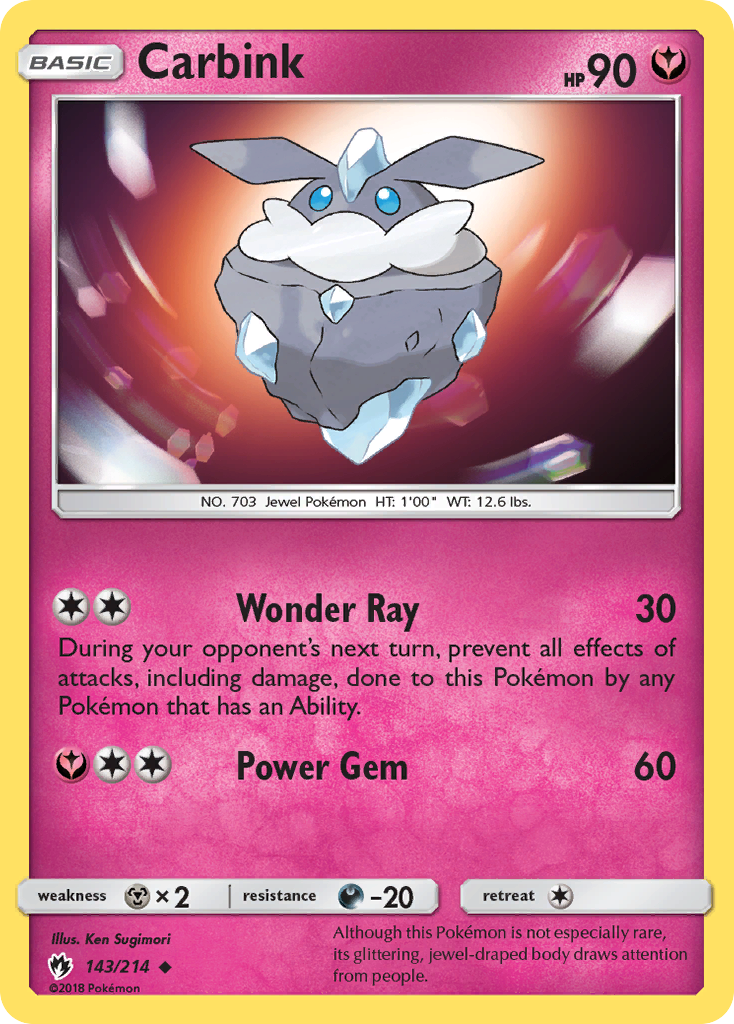 Carbink (143/214) [Sun & Moon: Lost Thunder] - Destination Retro