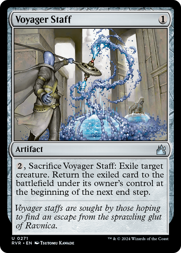 Voyager Staff [Ravnica Remastered] - Destination Retro