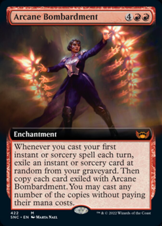 Arcane Bombardment (Extended Art) [Streets of New Capenna] - Destination Retro