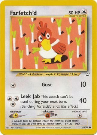 Farfetch'd (43/64) [Neo Revelation Unlimited] - Destination Retro