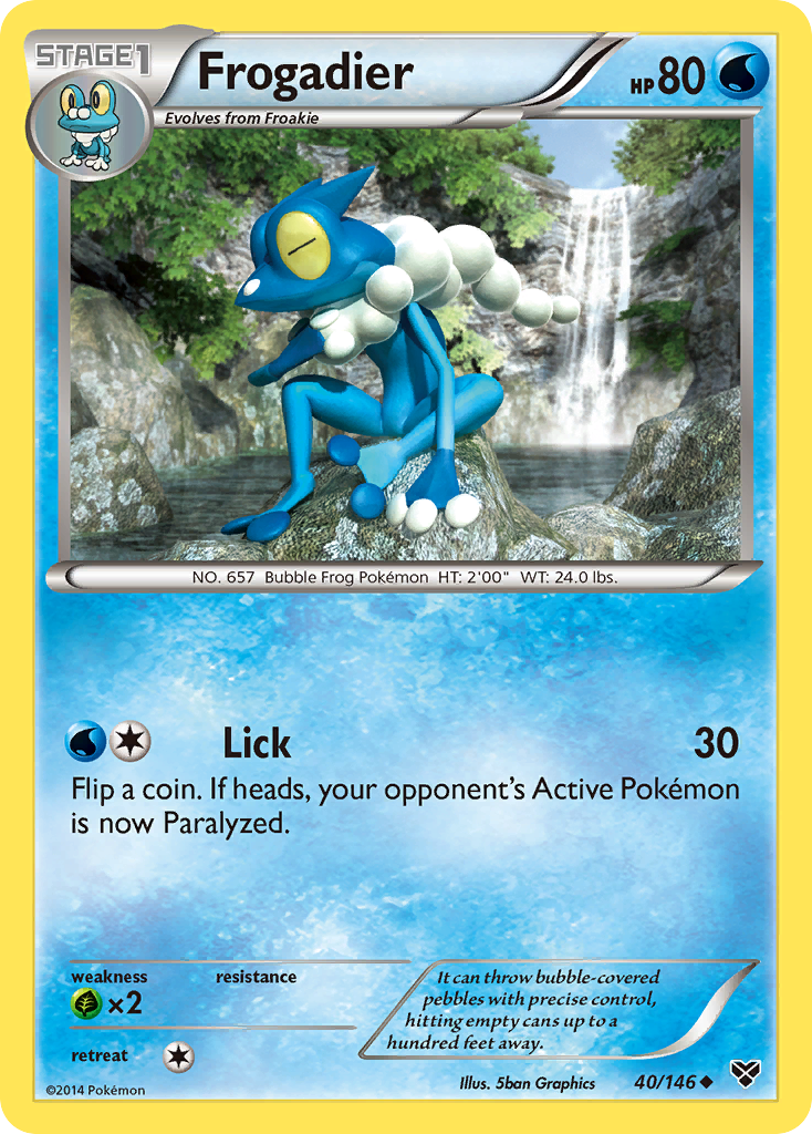 Frogadier (40/146) [XY: Base Set] - Destination Retro