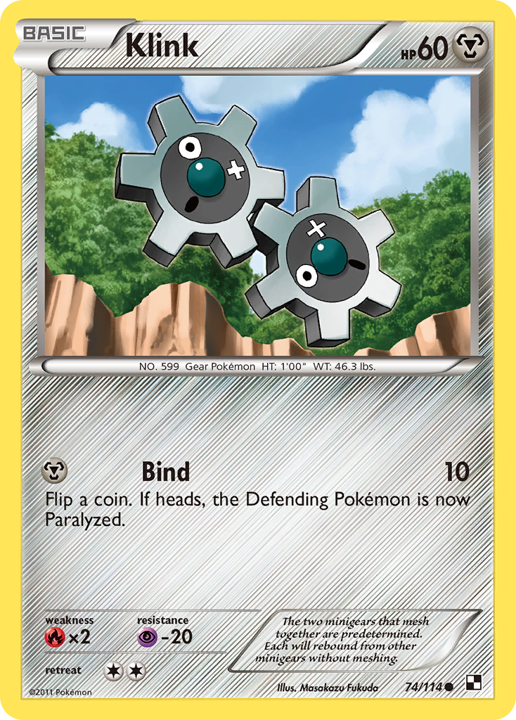 Klink (74/114) [Black & White: Base Set] - Destination Retro