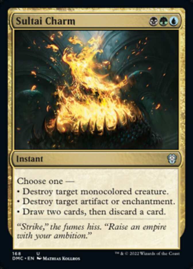 Sultai Charm [Dominaria United Commander] - Destination Retro