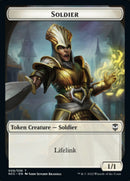 Soldier (09) // Cat Beast Double-sided Token [Streets of New Capenna Commander Tokens] - Destination Retro