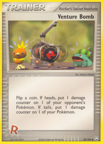 Venture Bomb (93/109) [EX: Team Rocket Returns] - Destination Retro