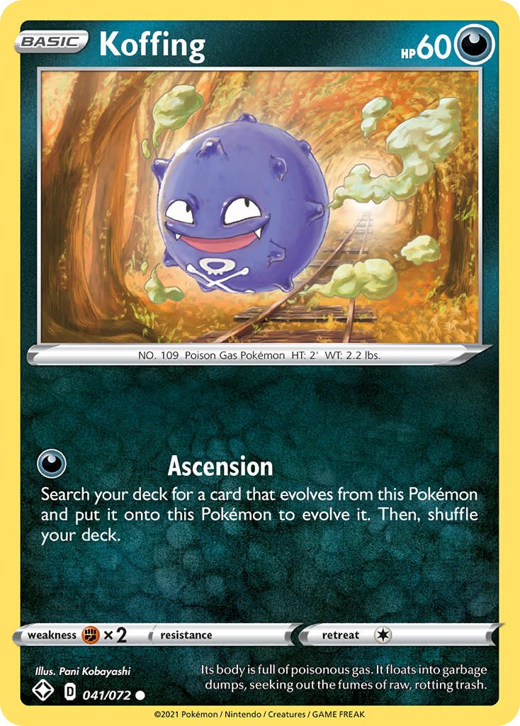 Koffing (41/72) [Sword & Shield: Shining Fates] - Destination Retro
