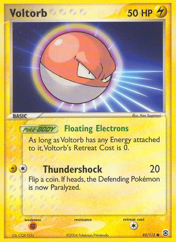 Voltorb (85/112) [EX: FireRed & LeafGreen] - Destination Retro