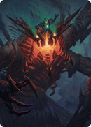 Mishra, Lost to Phyrexia Art Card [The Brothers' War Art Series] - Destination Retro