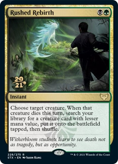 Rushed Rebirth [Strixhaven: School of Mages Prerelease Promos] - Destination Retro