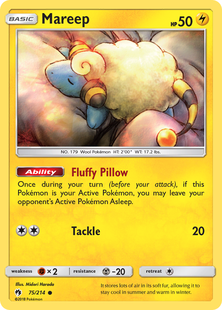 Mareep (75/214) [Sun & Moon: Lost Thunder] - Destination Retro