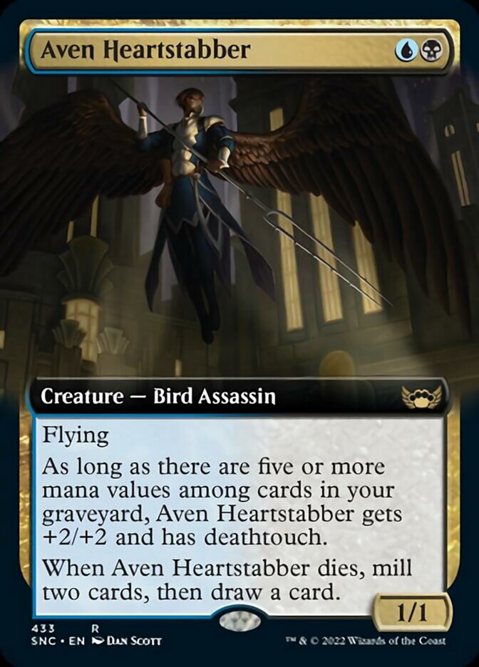 Aven Heartstabber (Extended Art) [Streets of New Capenna] - Destination Retro