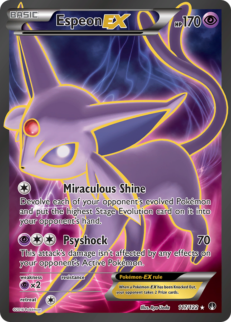 Espeon EX (117/122) [XY: BREAKpoint] - Destination Retro