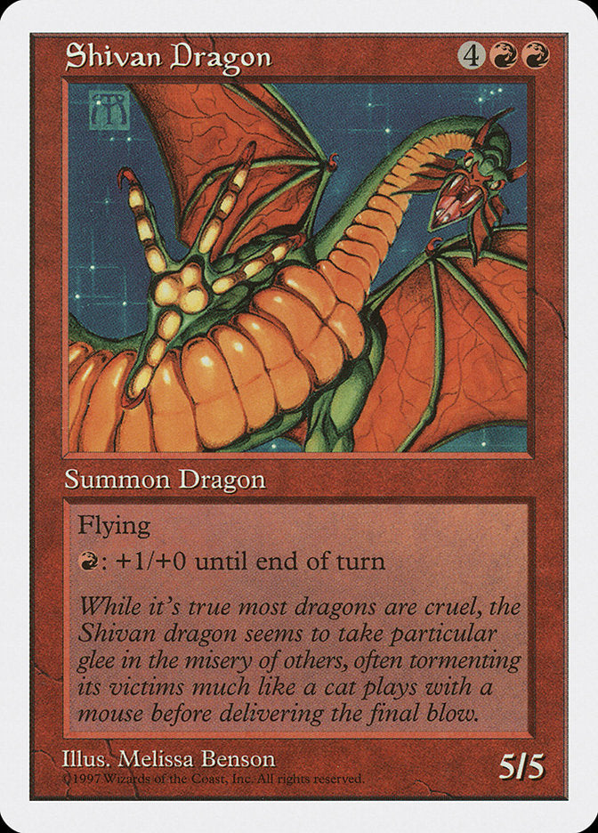 Shivan Dragon [Fifth Edition] - Destination Retro