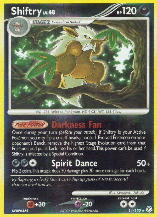 Shiftry (14/130) [Diamond & Pearl: Base Set] - Destination Retro