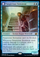 Suspicious Stowaway // Seafaring Werewolf [Innistrad: Midnight Hunt Prerelease Promos] - Destination Retro