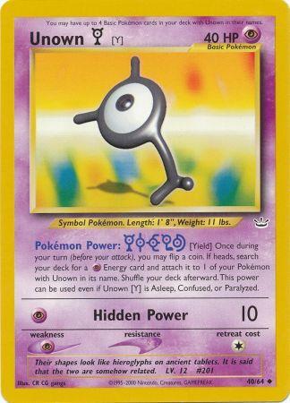 Unown [Y] (40/64) [Neo Revelation Unlimited] - Destination Retro