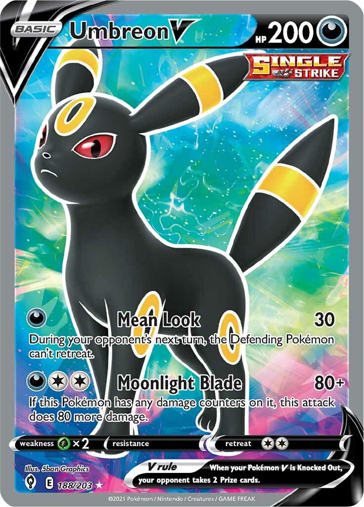 Umbreon V (188/203) [Sword & Shield: Evolving Skies] - Destination Retro