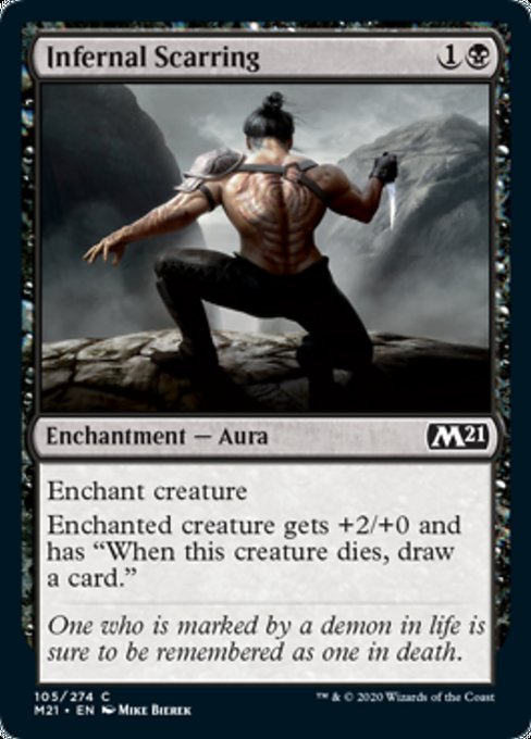 Infernal Scarring [Core Set 2021] - Destination Retro