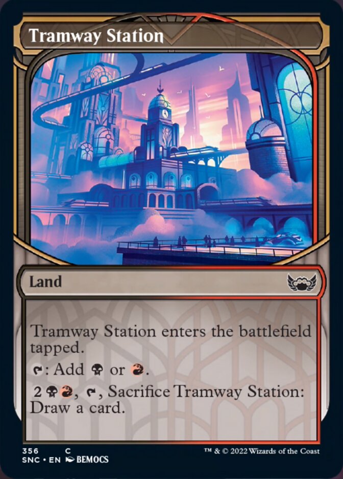 Tramway Station (Showcase Skyscraper) [Streets of New Capenna] - Destination Retro