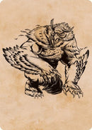 Owlbear (Showcase) Art Card [Dungeons & Dragons: Adventures in the Forgotten Realms Art Series] - Destination Retro