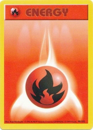 Fire Energy (98/102) [Base Set Shadowless Unlimited] - Destination Retro