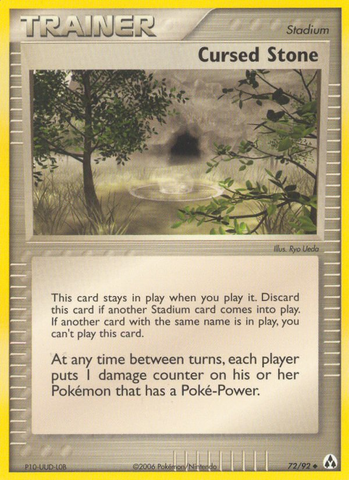 Cursed Stone (72/92) [EX: Legend Maker] - Destination Retro