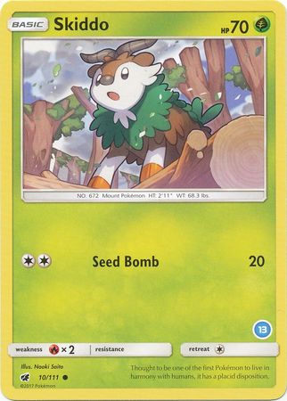 Skiddo (10/111) [Sun & Moon: Trainer Kit - Alolan Sandslash & Alolan Ninetales] - Destination Retro