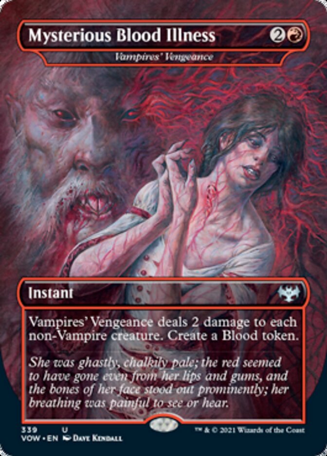 Vampires' Vengeance - Mysterious Blood Illness [Innistrad: Crimson Vow] - Destination Retro